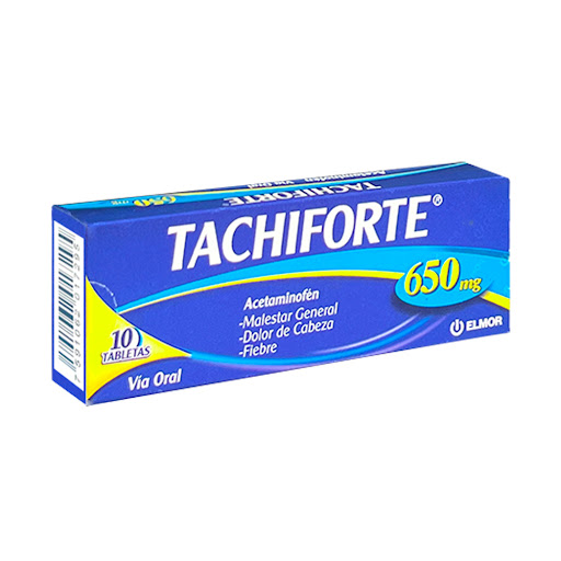 TACHIFORTE ACETAMINOFEN 650MG TAB X 10